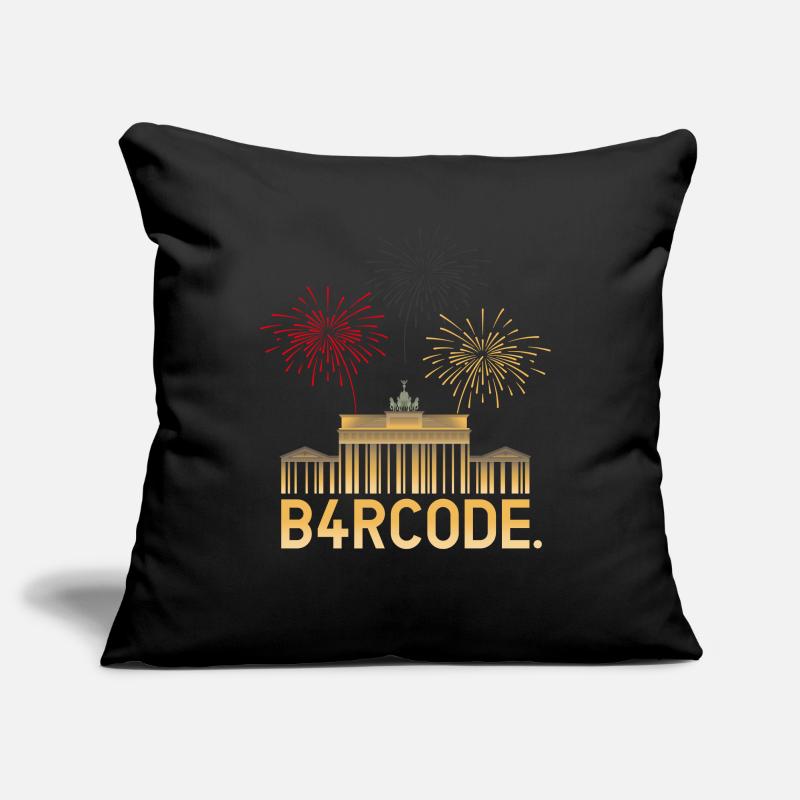 B4RCODE. German Unity Sofa pillowcase 17,3'' x 17,3'' (45 x 45 cm)