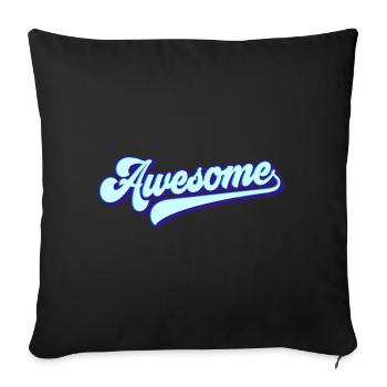 Super | Les couleurs changent - Housse de coussin décorative 45 x 45 cm - noir - Devant