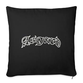 Asgard - Sofakissenbezug 45 x 45 cm - Schwarz - Vorne