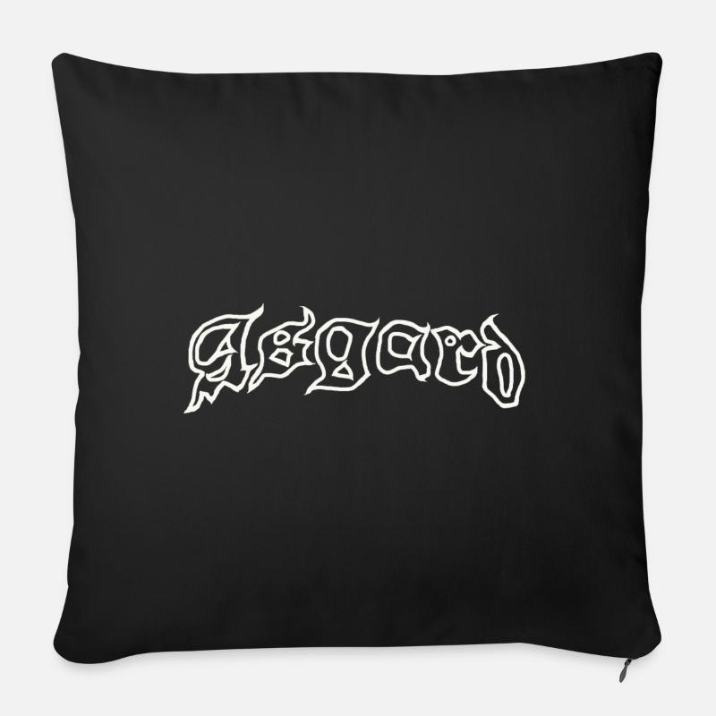 Asgard - Sofakissenbezug 45 x 45 cm - Schwarz