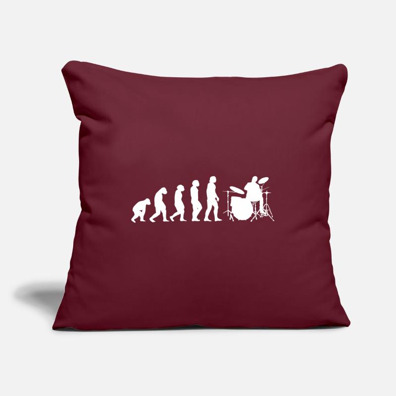 Evolution Schlagzeuger Sofakissenbezug 45 x 45 cm