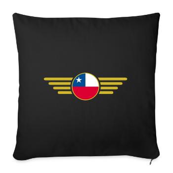 I Love Chile, Style Design T-Shirt, Clothing - Sofa pillowcase 17,3'' x 17,3'' (45 x 45 cm) - black - Front