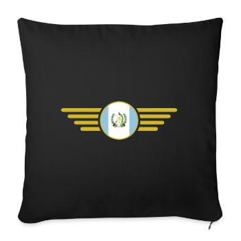 J’aime le Guatemala, Style Design T-Shirt - Housse de coussin décorative 45 x 45 cm - noir - Devant