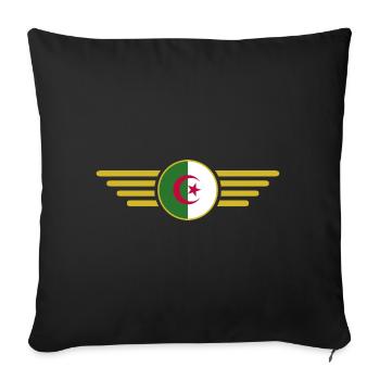 Ich liebe Algerien, Eleganz Stil Design T-Shirt - Sofakissenbezug 45 x 45 cm - Schwarz - Vorne