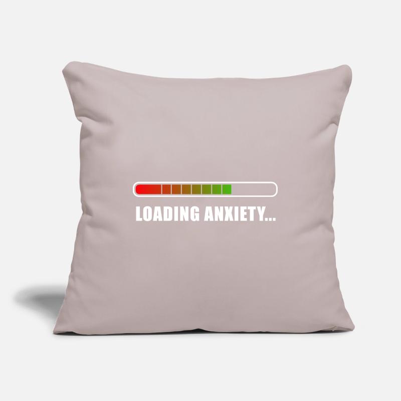 Loading Anxiety... Sofa pillowcase 17,3'' x 17,3'' (45 x 45 cm)