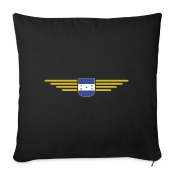 T-shirt Honduras pour les fans - Housse de coussin décorative 45 x 45 cm - noir - Devant