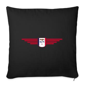 T-shirt de fan de l’Iowa – Votre État ! - Housse de coussin décorative 45 x 45 cm - noir - Devant