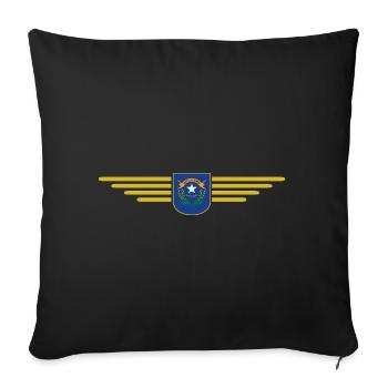 T-shirt Nevada Fan – Parfait pour les fans ! - Housse de coussin décorative 45 x 45 cm - noir - Devant