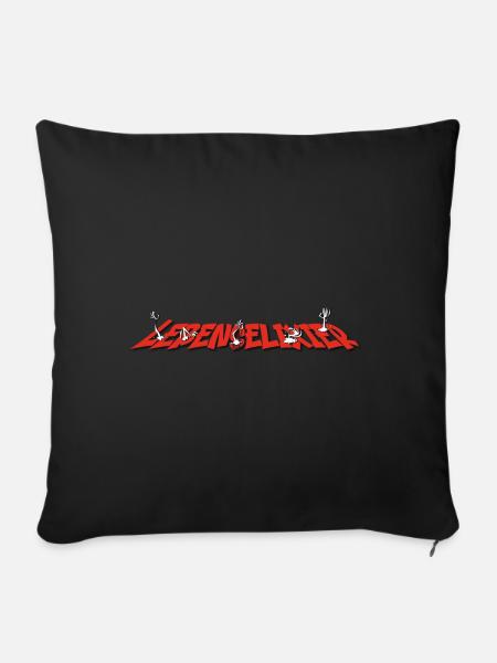 Lebenselixier - Sofakissenbezug 45 x 45 cm - Schwarz