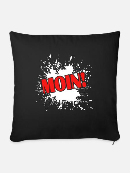 Moin - Sofakissenbezug 45 x 45 cm - Schwarz