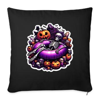 Halloween Chillin - Sofa pillowcase 17,3'' x 17,3'' (45 x 45 cm) - black - Front