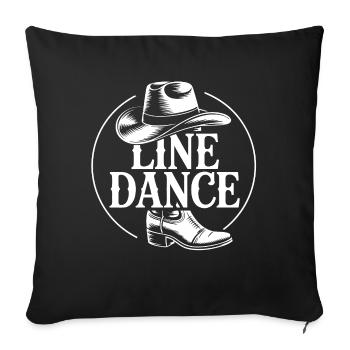 Formation de groupe de danse en ligne My Dance Sport - Housse de coussin décorative 45 x 45 cm - noir - Devant