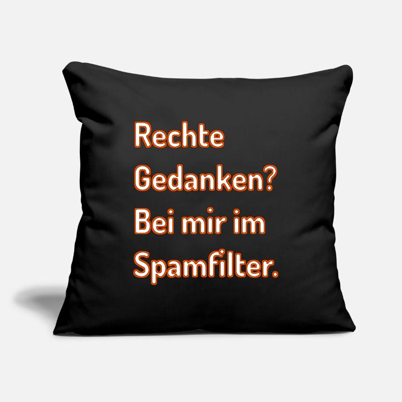 Rechts in den Spamfilter Sofakissenbezug 45 x 45 cm