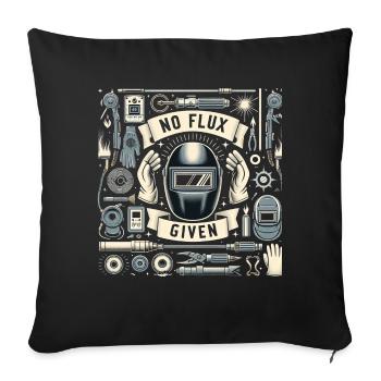 Pas de flux donné 18 - Housse de coussin décorative 45 x 45 cm - noir - Devant