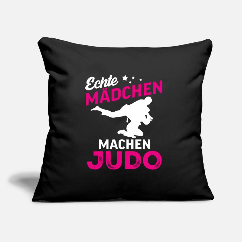 echte mädchen machen judo Sofakissenbezug 45 x 45 cm