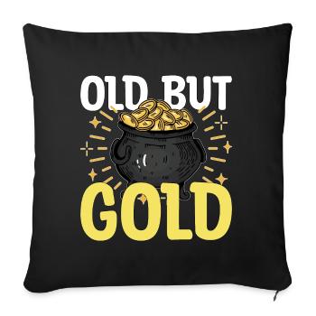 Gold Prospecting Gold Prospector Gift - Sofa pillowcase 17,3'' x 17,3'' (45 x 45 cm) - black - Front