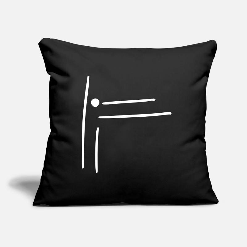 angular frame vector design Sofa pillowcase 17,3'' x 17,3'' (45 x 45 cm)