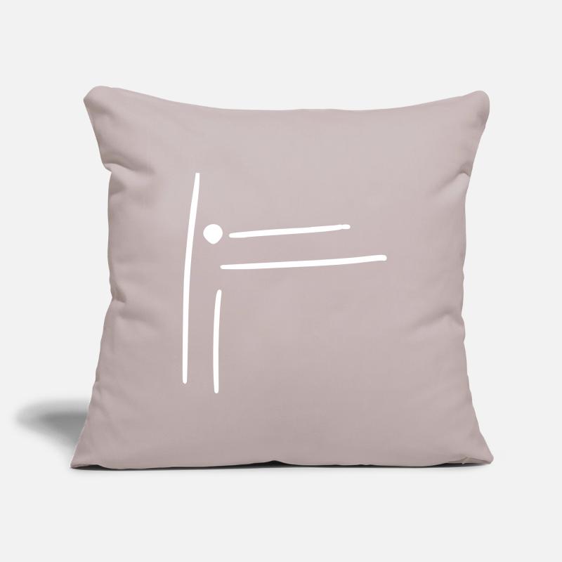 angular frame vector design Sofa pillowcase 17,3'' x 17,3'' (45 x 45 cm)