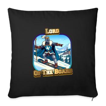 Lord Of The Board - Sofakissenbezug 45 x 45 cm - Schwarz - Vorne