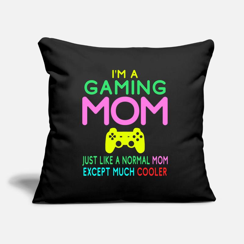 Ich bin eine Gaming Mom Mutter Game Sport Sofakissenbezug 45 x 45 cm