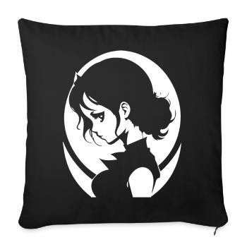 Batcave Girl Dark Fairytale Goth Occult Women Got - Housse de coussin décorative 45 x 45 cm - noir - Devant