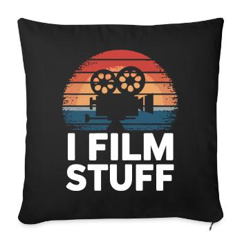 Filmmaker Film Director Cinematographer Film - Sofa pillowcase 17,3'' x 17,3'' (45 x 45 cm) - black - Front
