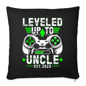 Ascended to Uncle 2025 - Sofa pillowcase 17,3'' x 17,3'' (45 x 45 cm) - black - Front