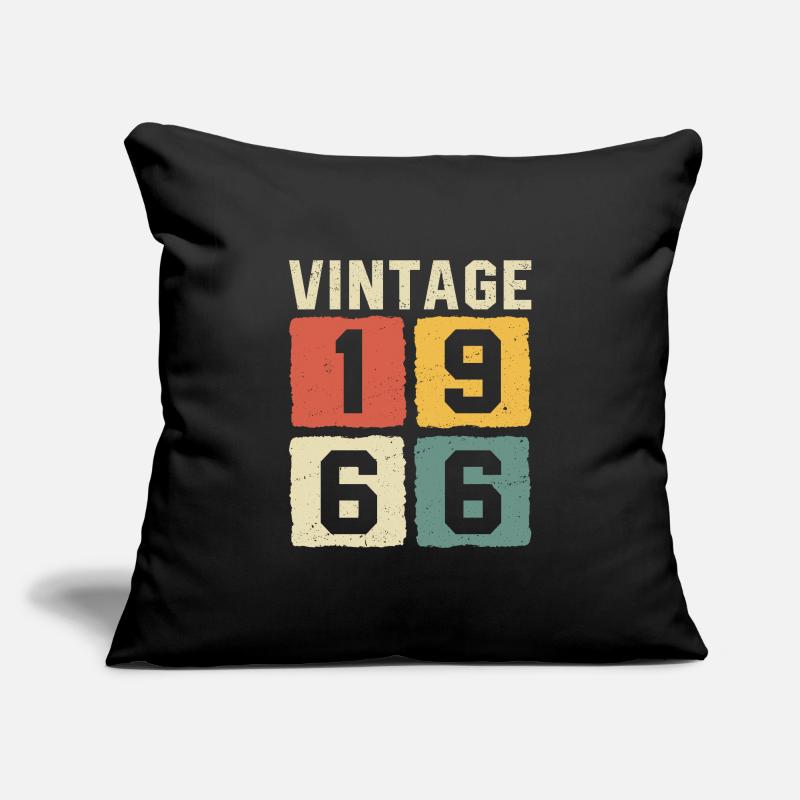 Vintage 1966 Born 1966 Sofa pillowcase 17,3'' x 17,3'' (45 x 45 cm)