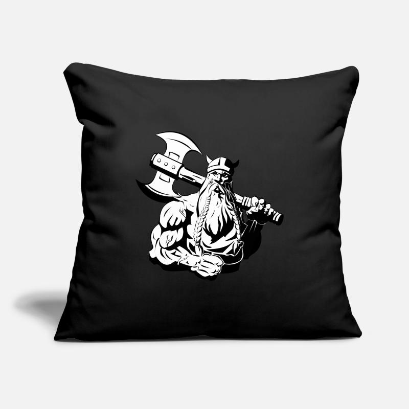 viking Housse de coussin décorative 45 x 45 cm