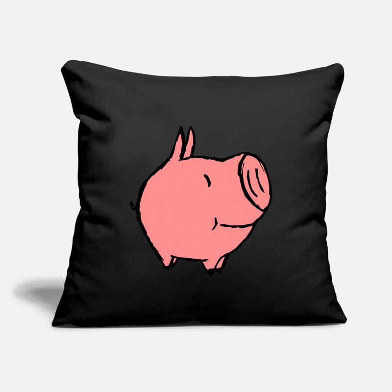 Petit cochon Housse de coussin décorative 45 x 45 cm