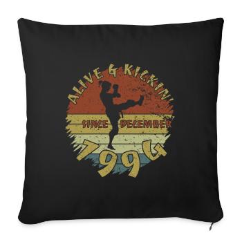 30. Geburtstag Vivant depuis 12/1994 - Housse de coussin décorative 45 x 45 cm - noir - Devant