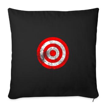target - Sofa pillowcase 17,3'' x 17,3'' (45 x 45 cm) - black - Front
