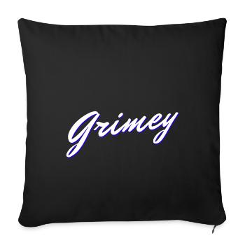 Grimey HIP HOP WEAR - Housse de coussin décorative 45 x 45 cm - noir - Devant