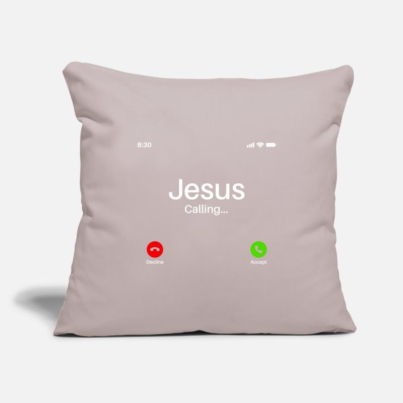 Jesus is calling Geschenk Sofakissenbezug 45 x 45 cm