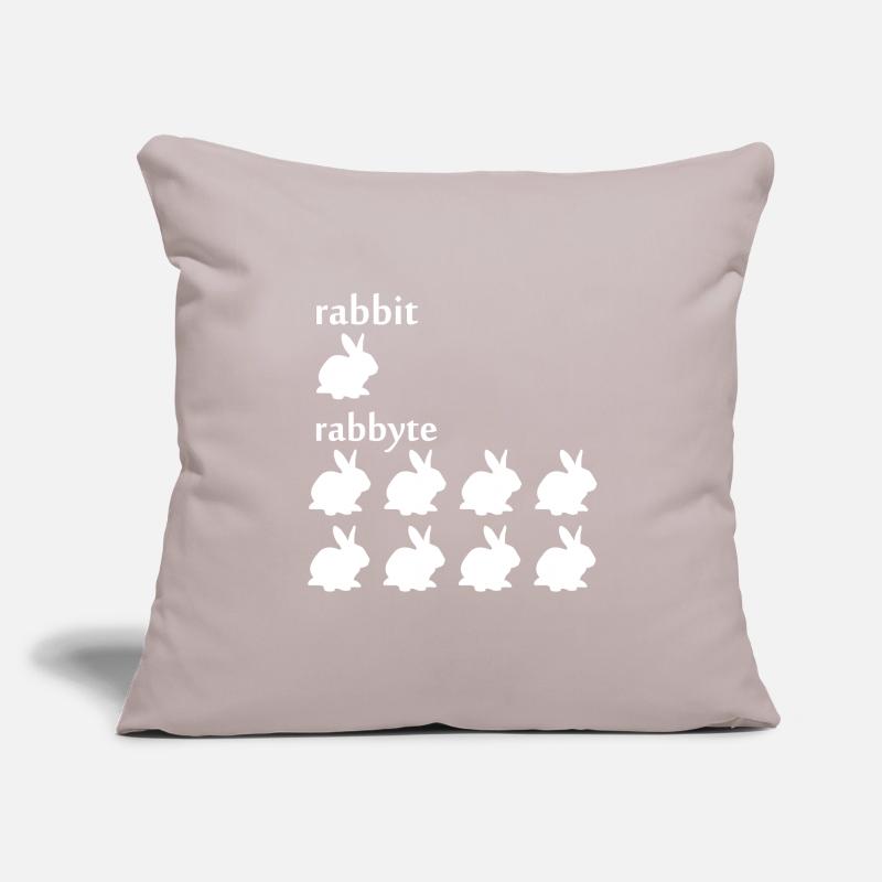 Programmierer Informatiker byte Rabbit Geschenk Sofakissenbezug 45 x 45 cm