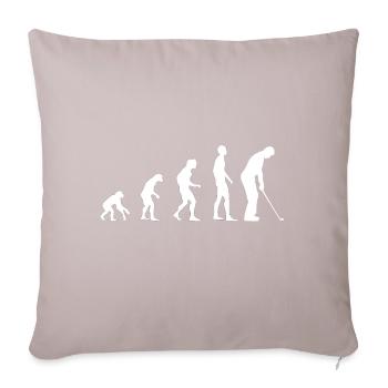 EVOLUTION Golf White - Sofakissenbezug 45 x 45 cm - helles Taupe - Vorne
