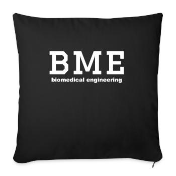 Technique médicale Ingénieur - Housse de coussin décorative 45 x 45 cm - noir - Devant