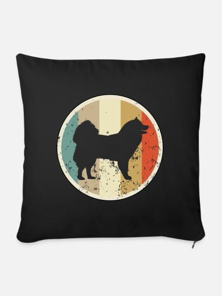 Eurasier - Sofakissenbezug 45 x 45 cm - Schwarz
