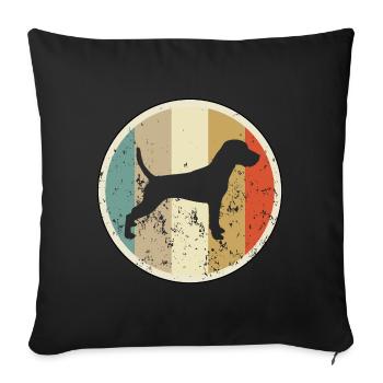 Parson Russell Terrier - Sofakissenbezug 45 x 45 cm - Schwarz - Vorne