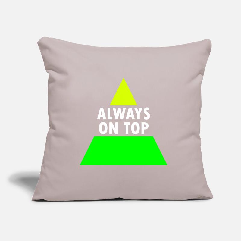 Always on top (split triangle) Sofa pillowcase 17,3'' x 17,3'' (45 x 45 cm)