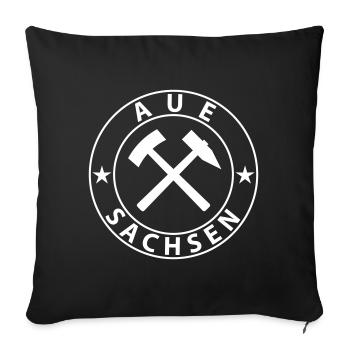 Brebis - Housse de coussin décorative 45 x 45 cm - noir - Devant