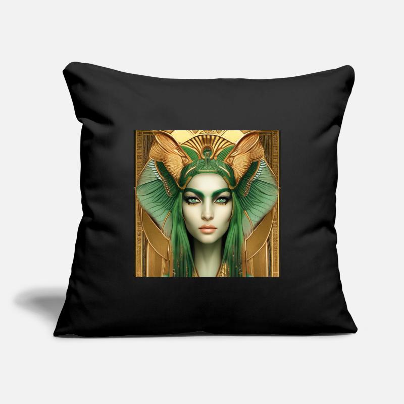 Déesse Neith, mère du soleil Housse de coussin décorative 45 x 45 cm