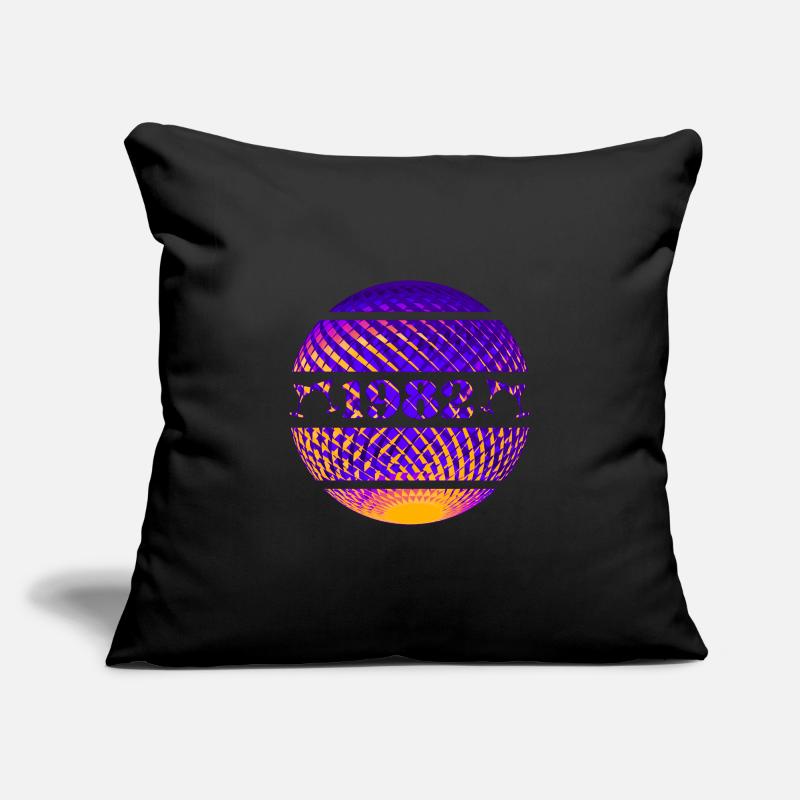 1982 Housse de coussin décorative 45 x 45 cm