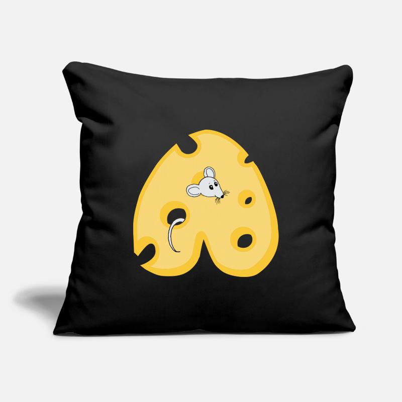 Fromage A Housse de coussin décorative 45 x 45 cm