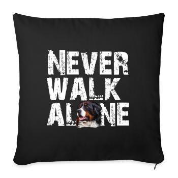 Bouvier bernois - Housse de coussin décorative 45 x 45 cm - noir - Devant