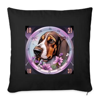 Always ready - Sofa pillowcase 17,3'' x 17,3'' (45 x 45 cm) - black - Front