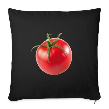 Tomato - Sofa pillowcase 17,3'' x 17,3'' (45 x 45 cm) - black - Front