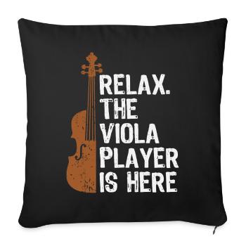 Alto Altiste Orchestre Alto Alto Musicien - Housse de coussin décorative 45 x 45 cm - noir - Devant