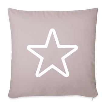 stern symbol - Sofakissenbezug 45 x 45 cm - helles Taupe - Vorne