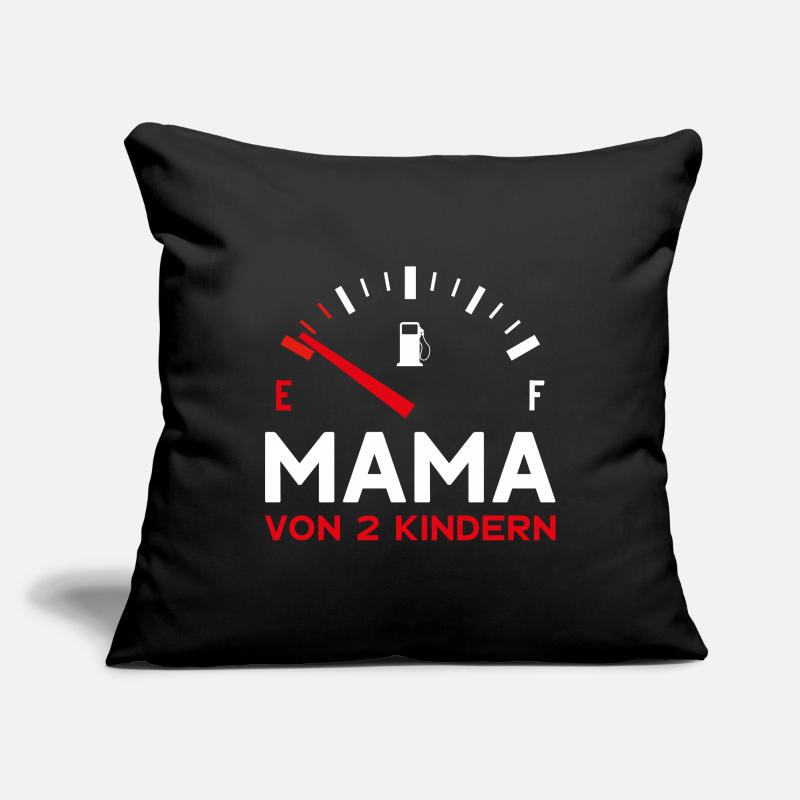 MAMA 2 KINDER MUTTERTAG Sofakissenbezug 45 x 45 cm